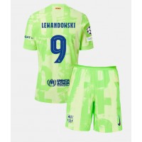 Maglie da calcio Barcelona Robert Lewandowski #9 Terza Maglia Bambino 2024-25 Manica Corta (+ Pantaloni corti)